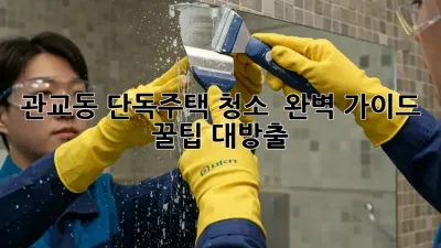 관교동 단독주택 청소 ✨ 완벽 가이드: 꿀팁 대방출 🍯
